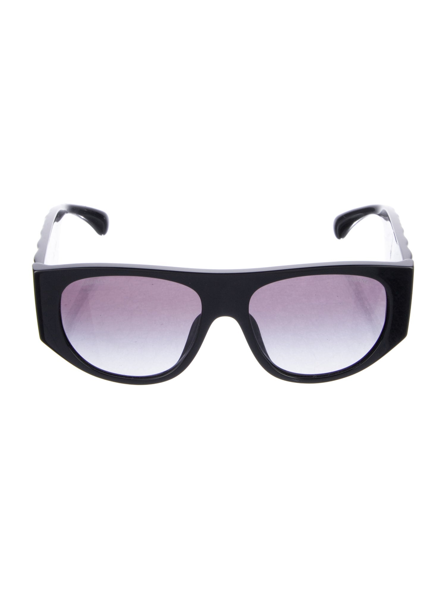 Chanel Interlocking CC Logo Shield Sunglasses